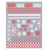 Merry Christmas Nail Art Stickers Ultra-thin Self-Adhesive Cartoon Snowman Bear Snowflake Gnome Cute Decals DIY Manicure Accessories New Year Holiday