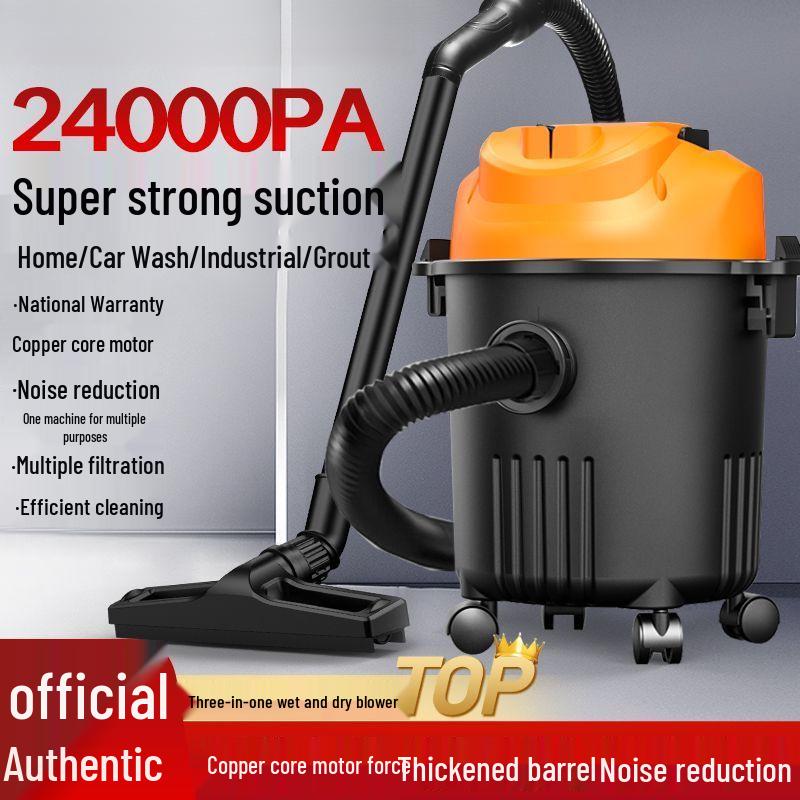 Compact Handheld Vacuum Cleaner with Strong Suction for Wet and Dry Use, Ideal for Initial Cleaning on Carpets