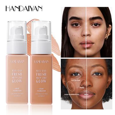 Tekutý make-up 8 odtieňov s dlhotrvajúcou kontrolou mastnoty, krycí, hydratačný, ľahký, jemná textúra, nehrudkujúci 1 ks