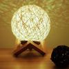 Nordic Wooden Night Lights USB Projection Projector Night Light Romantic Bedside Lamp Intelligent Voice for Bedroom Living Room
