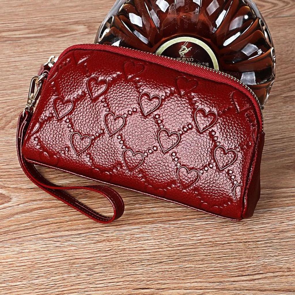 Women's Wallet Leather Large Capacity Zipper Coin Purse