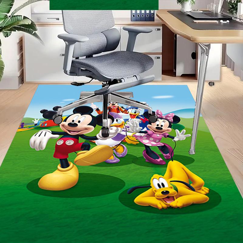 Mickey Friends Adventure Carpet For Playroom Bedroom Living Room Sofa Home Decorkids Game Area Rug Nonslip Floor Mat