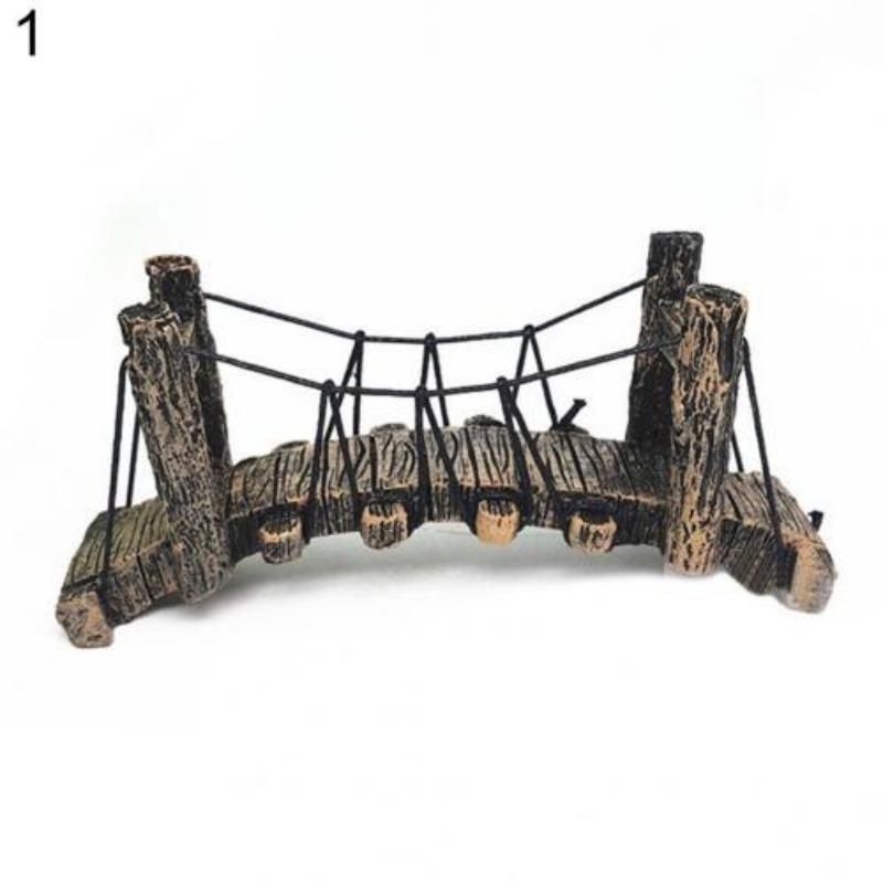 

1 шт., милый поддельный аквариум, водный мостик, орнамент, аквариум, искусственная смола, поделки, аквариум, микропейзаж, декор 1