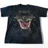 Vintage the Mountain Big Face Dragon Tee Shirt Adult Size 2XL XXL Faded Y2K