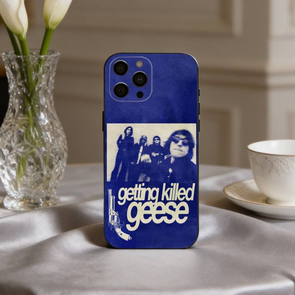 

Rockin G-Geese-E Band Phone Case For iPhone 17pro,16,15,14,13,12,11 Plus,Pro Max,XS,Soft Silicone Black Cover iPhone17promax