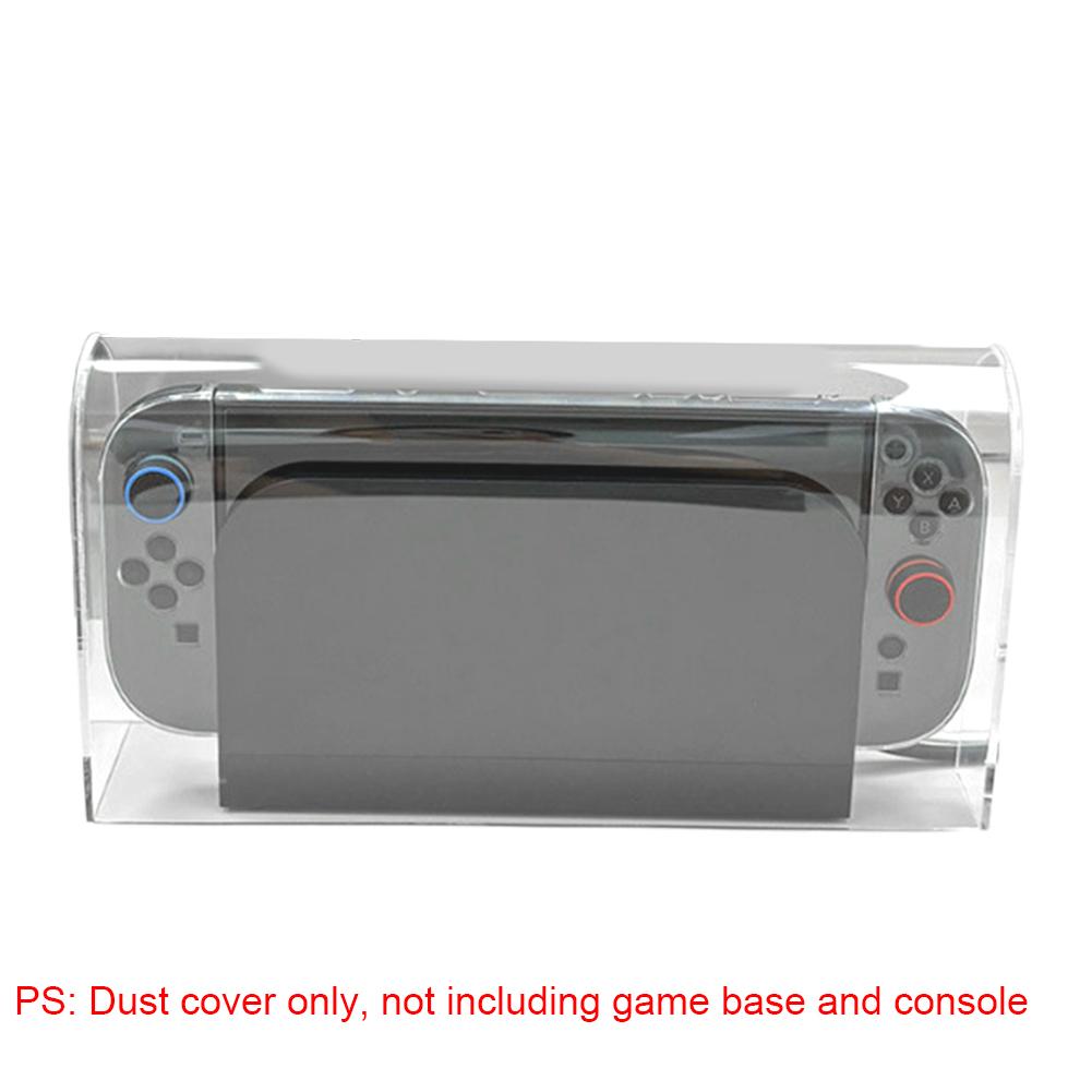For Switch 2//Switch Dust Protective Case Transparent Acrylic Waterproof Anti-Scratch Protective Cover Game Console Accessories
