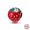 Authentic 100 Copper Avocado Cherry Beaded Strawberry Charm Bead Charms Compatible With Authentic Do It Yourself Bracelets Jewellery Making Womens G