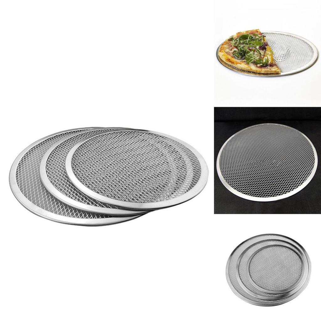 Aluminiowa blacha do pizzy okrągła trwała stopowa do pizzy restauracyjnej i rodzinnej