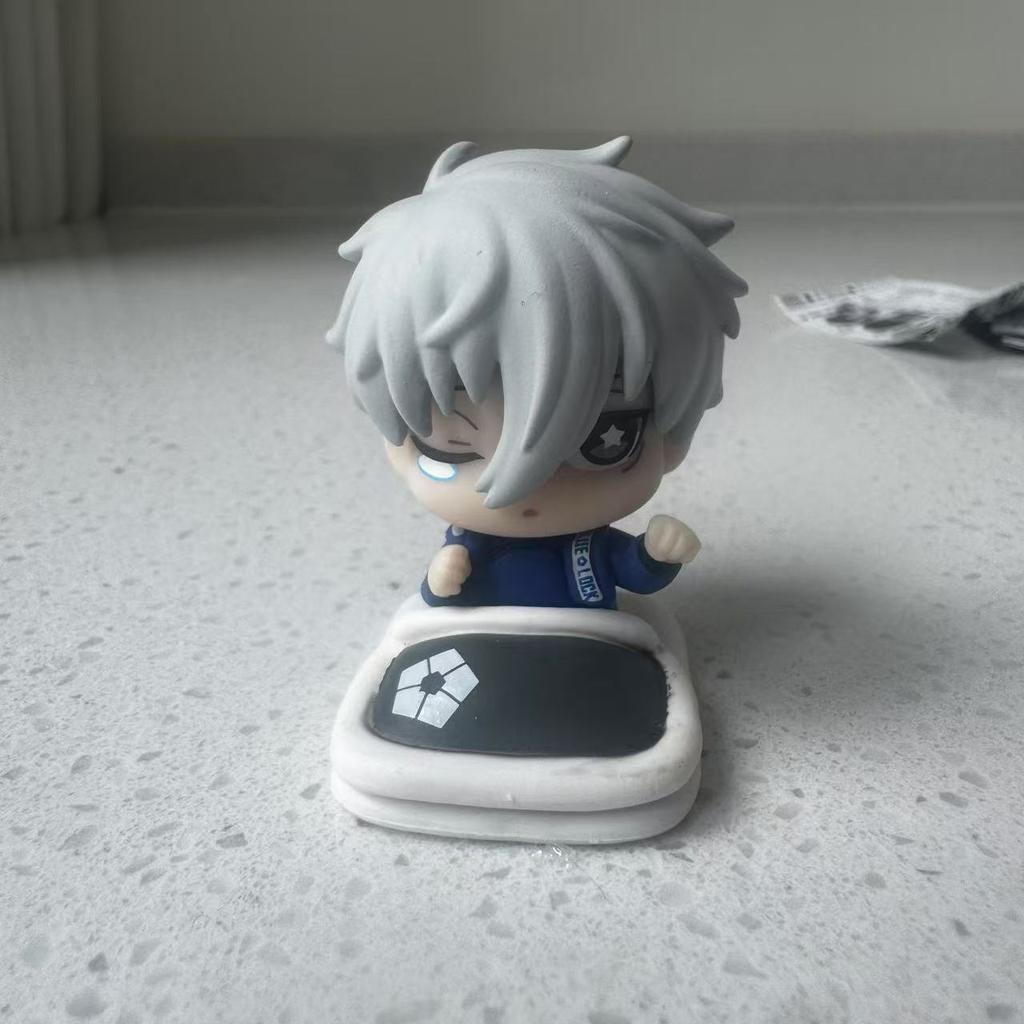 BLUE LOCK Figurka Akcji Sen Gacha Urocza Kreskówkowa Ozdoba Isagi Yoichi Chigiri Hyoma Nagi Seishiro Rin Itoshi Model Zabawka