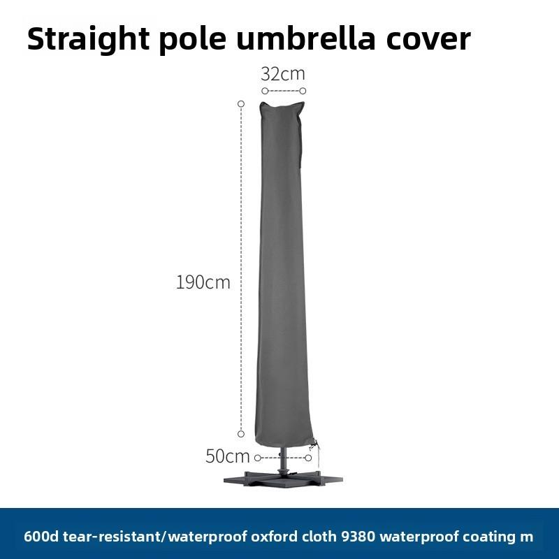 Outdoor Umbrella Cover With Oxford Fabric Dustproof Water Resistant For Garden Patio Protection