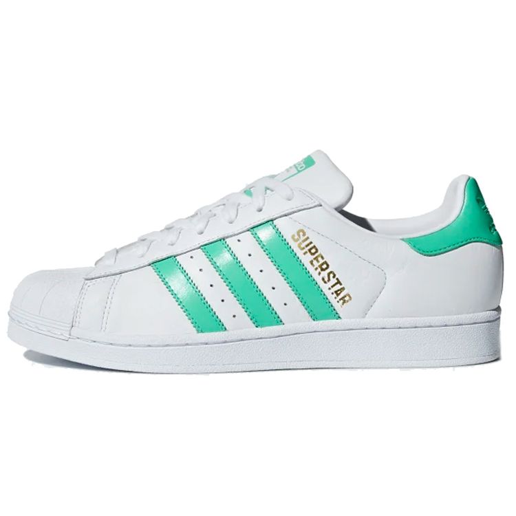 

Кроссовки унисекс adidas Superstar Hi-Res Green Cloud-White Gold-Metallic B41995