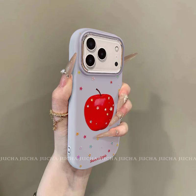 Applicable to Apple 11promax mobile phone case with bracket silicone iphone11plus niche colorful Apple stars