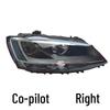 Compatible Headlight Assembly for Volkswagen Sagitar Models 2012-2018 - Single Piece Original