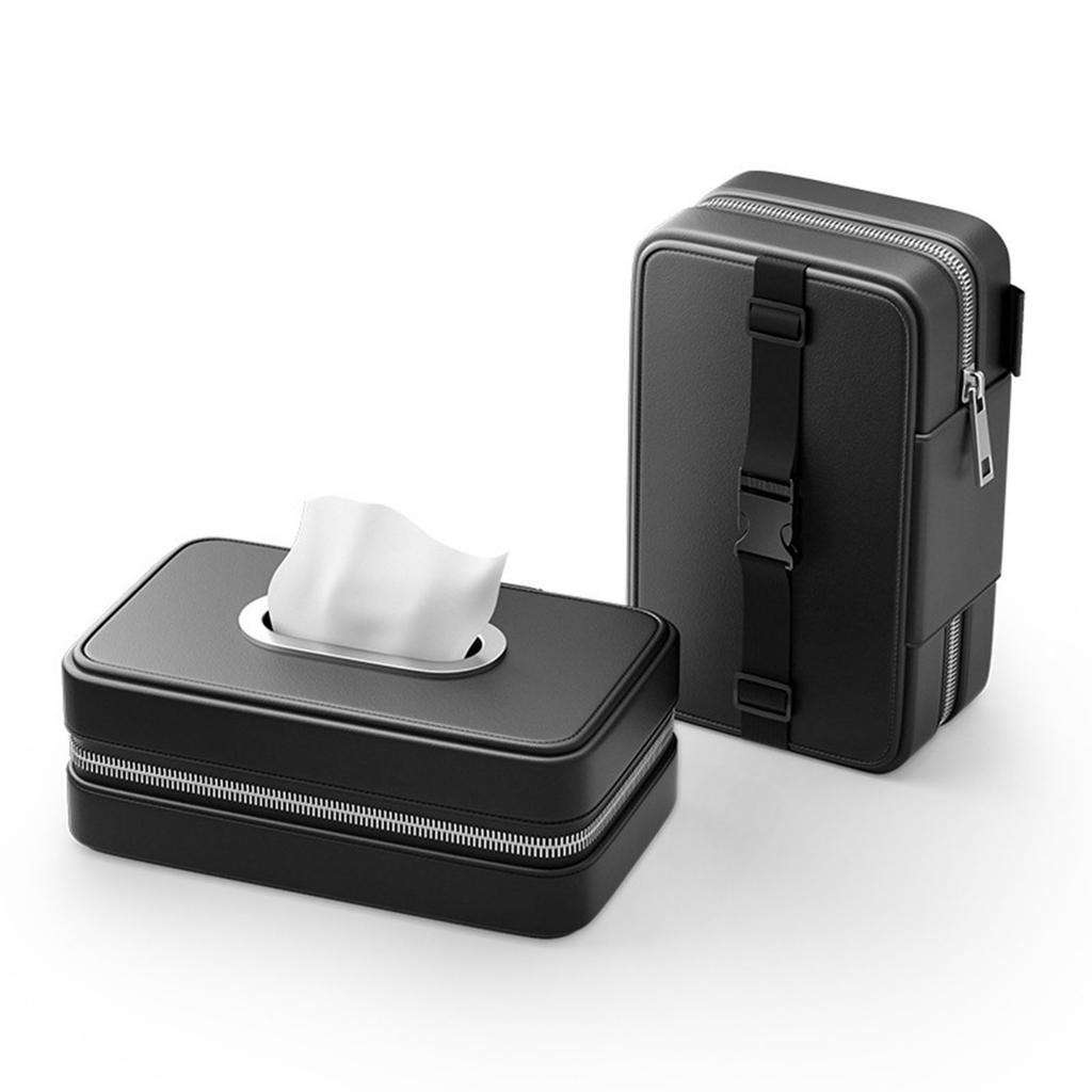 Car Tissue Holder Simple Look Flexible Installation Auto Napkin Holder Box for Vehicle