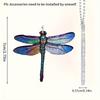 2PCS Dragonfly Pendant Ornament, Suitable for Cars, Bags, Keychains, and Home Decor