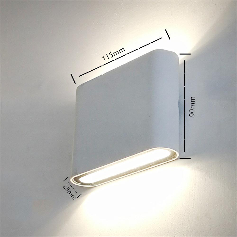 Ultra-thin Waterproof Outdoor Wall & Stair Light for Hallway, Living Room, Bedroom, Balcony, Courtyard