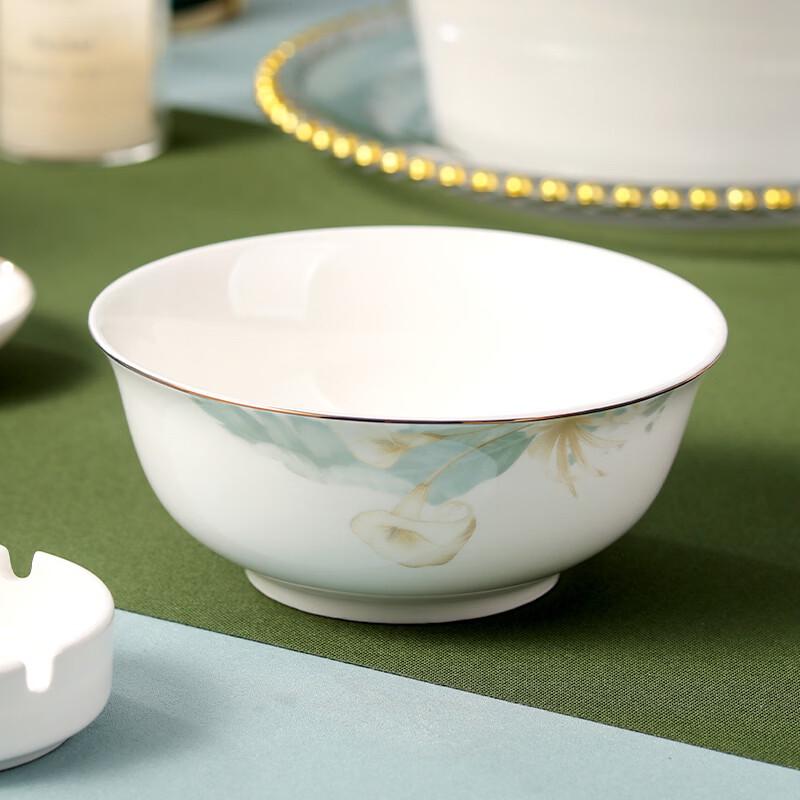 Jieyajie European Ceramic Noodle Soup Bowl Set, 6-inch