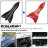 10pcs Shark Fins Diffuser Vortex Generator SUV Universal Car Roof Spoiler Bumper Antenna Wing Trunk ABS Body Kit Set Decoration