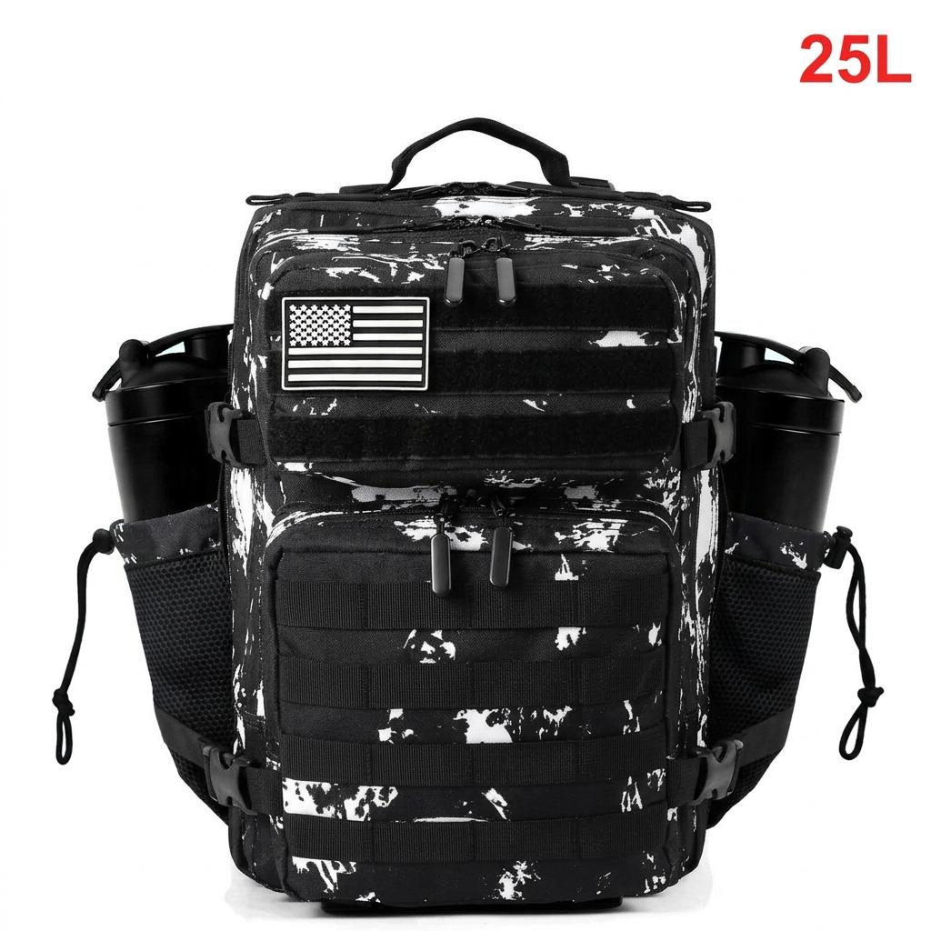 25L Tactical Backpack for Women Outdoor Travel Hiking Bug Out Bag Weekend Exercise Athletics Gym Rucksack with Dual Cup Holder