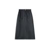 Retro Minimalist Midi Skirt