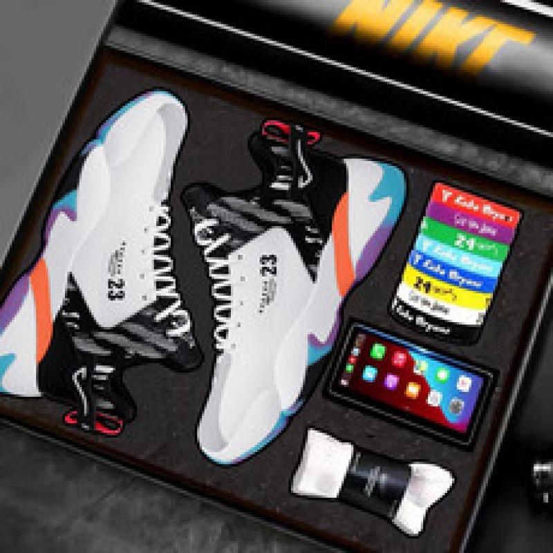 Men's shoes 2025 new spring high-top sports students basketball little white sneakers sports leisure running tide shoes