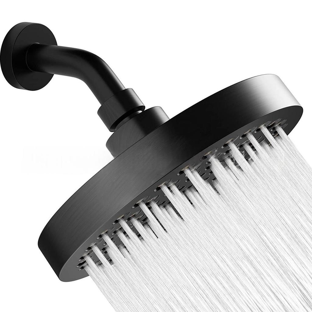 High Pressure Shower Head for Bathroom with Powerful Jet Spray Water Flow Boosting Nozzle for Low Pressure Pipes Invigorating Bathroom Showerhead