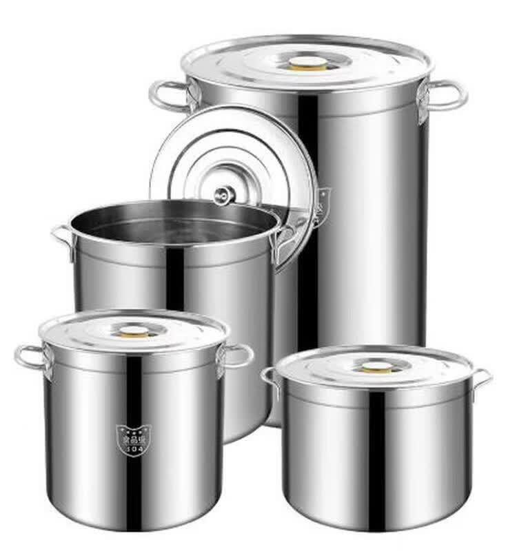 Commercial 304 Stainless Steel Multi-Purpose Stockpot with Lid, 50L