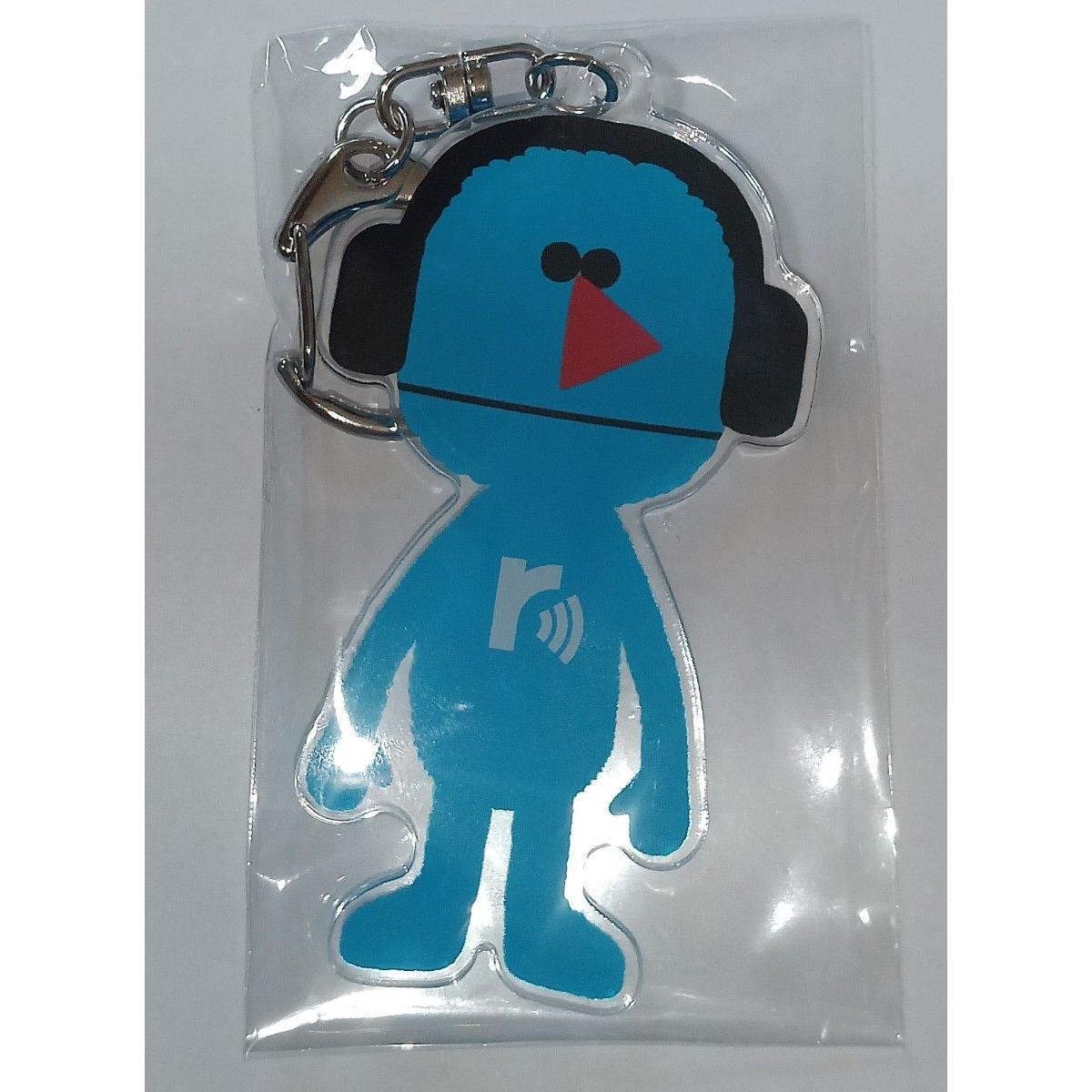 Used Acrylic key chain of radiko s official character Radimaru (not for sale)