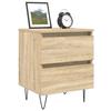 VidaXL Table de chevet chêne sonoma 40x35x50 cm bois d’ingénierie 826882
