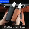 With Safety Breaker Multi-functional Car Tissue Box Car Tissue Tube Storage Bag  Kitchens