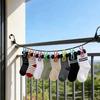 Non-slip Stretch Clothesline Elastic Stretch Clothes Drying Rope  Travel