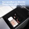 For Tesla Model 3 Highland 2025 Center Console Storage Box Flocking Car Central Armrest Tray Organizer Accessories Tidying