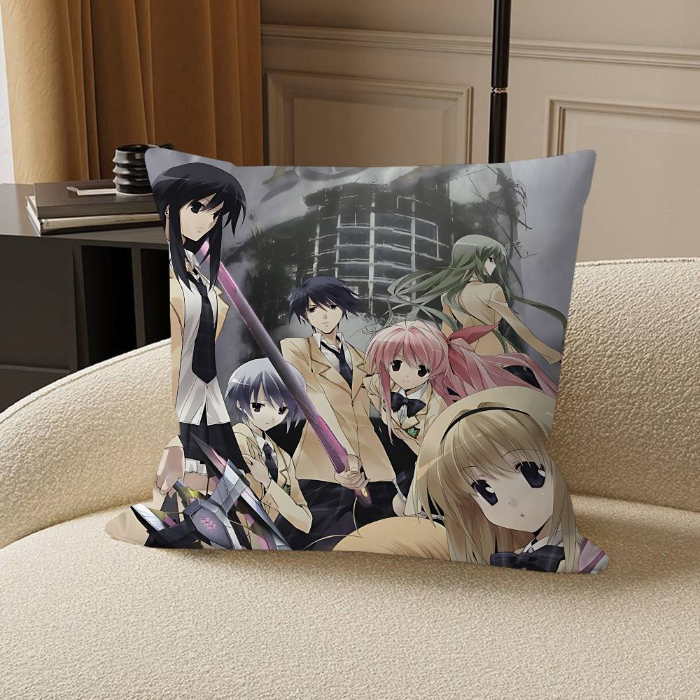 Anime G-GIRLS Und PANZER Pillow Anime Pillow Sofa Bed Head Pillow Cover Cushion Cover 45x45 cm Fashion