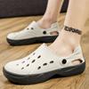Fashion PARZIVAL Summer Men Sandals Water Beach Jelly Clogs Slippers Men Driving Shoes Sandals Garden Shoes Zapatos Hombre Size 39-46