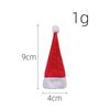 Mini Christmas Hats Christmas Candy Cover Xmas Lollipop Hats Cute Lollipop Cap Children Gift  New Year Christmas Decorations