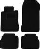 Schwarze Velours-Fußmatten für: Mercedes E W210 Limousine, Kombi (1995–2003)