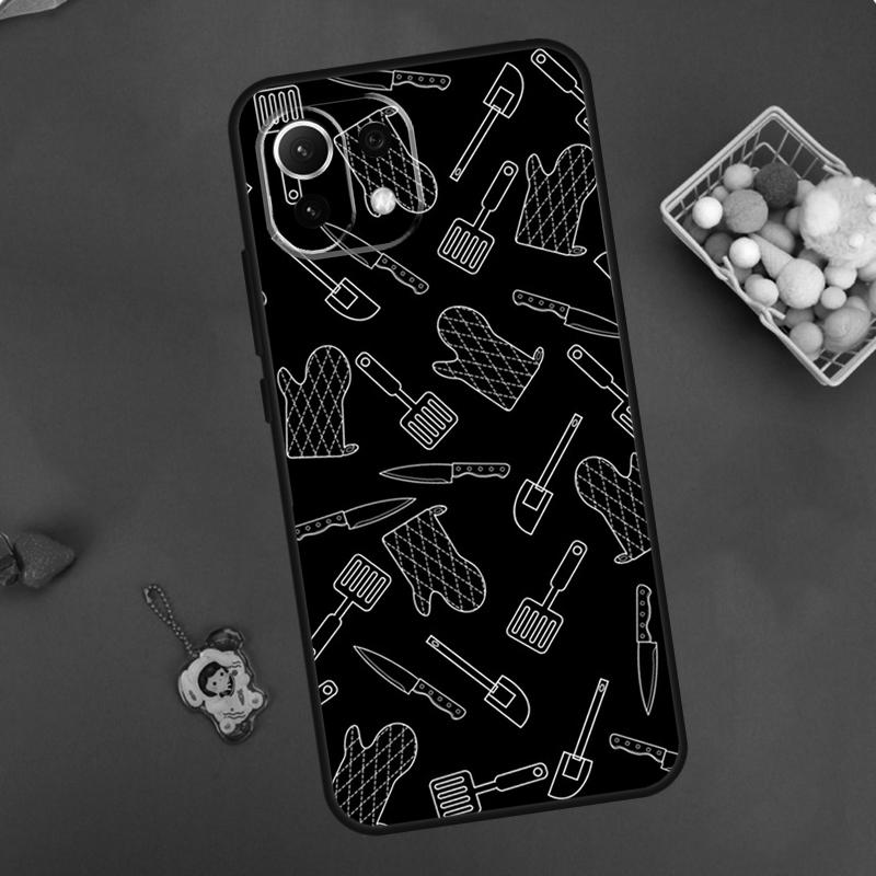 Baking Utensils Case For Xiaomi 11T 12T 13T 14T Pro 13 14 15 Ultra POCO X7 Pro X3 X5 X6 M6 F5 F6 Pro Cover