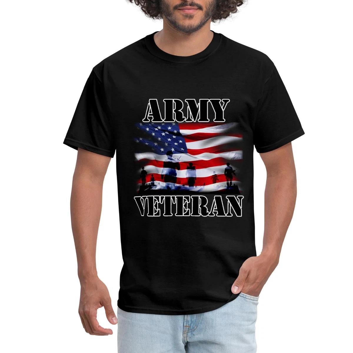 Army Veteran Star-Spangled Banner Soldiers | Veterans Day Men s T-Shirt XS