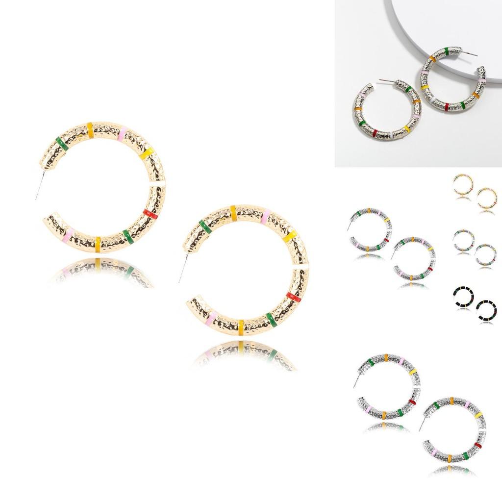 Stylish Alloy Geometric Hoop Earrings For Women Perfect For All Occasions