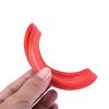 uxcell Rubber Speaker Foam Edge Surround Rings, 4" 68mm X 100mm, Punched Subwoofer Rings for Speaker Repair or DIY, Red, Set of 4