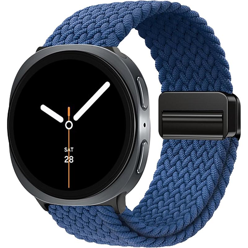 Nylon Braided Solo Loop Strap Suitable for Samsung Galaxy Watch 8 40mm/44mm Magnetic Band For Galaxy Watch 8 Classic Correa