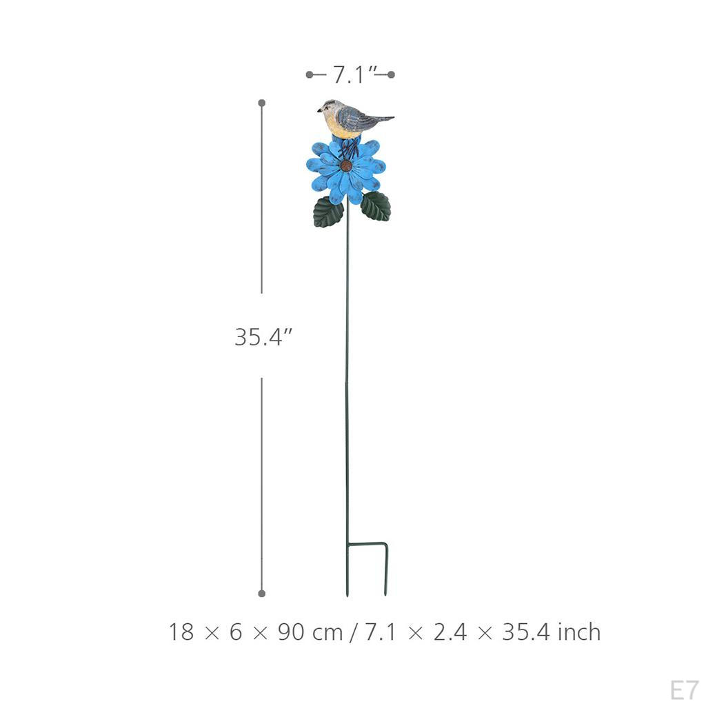 Stake Garden Lawn Patio Yard Ornament Present Outdoor