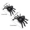 5/20Pcs Horror Black Spider Halloween Decoration Haunted House Spider Web Bar Party Decoration Supplies Simulation Tricky Toy