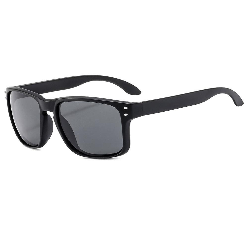 Cross Border New Retro Trendy Sunglasses Rice Nail Square Frame Men's Outdoor Driving Fishing
