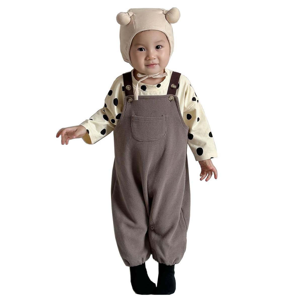 

Baby baby cute [TUPOLILI] комбинезон, комбинезон, ползунки, вафельный, мальчики, девочки, комбинезон, одежда, хлопок, все в одном, весна, лето, осень, зима, кофейный