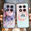 Für Redmi Note 14 Pro Plus Hülle Note14 Pro+ Schlankes Druck-Silikon Weiches TPU Handyhülle Hüllen Für Redmi Note 14 Pro 4G 5G Fundas