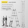 Midoli Aluminum Alloy Multi-functional Telescopic Ladder