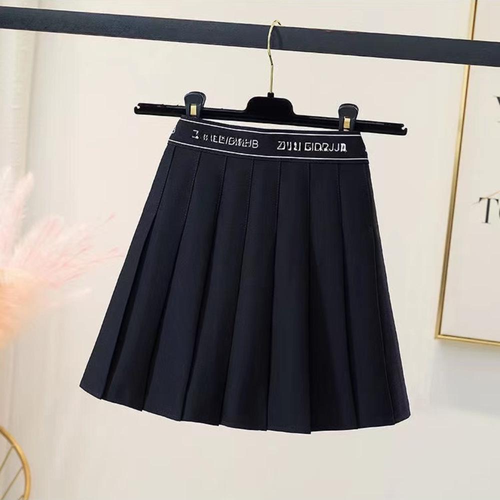 2025 New Summer A-Line Pleated Skirt for Petite Women - High Waist, Versatile, Short Length