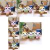 Adorable Panda Plush Keychain Soft Stuffed Toy Cute Cartoon Animal Bag Pendant