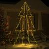 VidaXL Christmas Tree Cone 300 LED Indoor/Outdoor Christmas Tree Christmas Decoration Christmas Ornament Garden Patio 328586